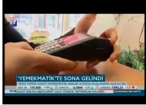  Yerli ve Milli Yemek Kartımız YEMEKMATİK Aralık Ayından itibaren hizmetinizde olacaktır. 